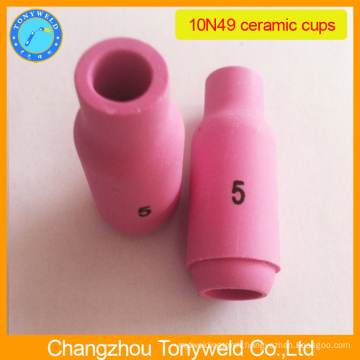 10N49 argon ceramic nozzle for tig welding torch